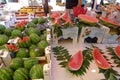 Europe Southern France Nice CÃÂ´te dÃ¢â¬â¢Azur Cours Saleya Provence Fresh Fruits Colorful French Farmers Market Giant Watermelon